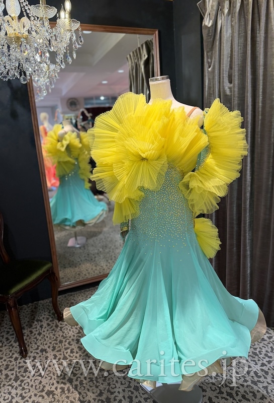 OT149・【supracouture】イエロー＆ミントグリーン イメージ